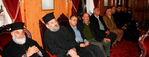 01اهن وأعضاء المجلس الملي في كفرياسيف يزورون البطريركية